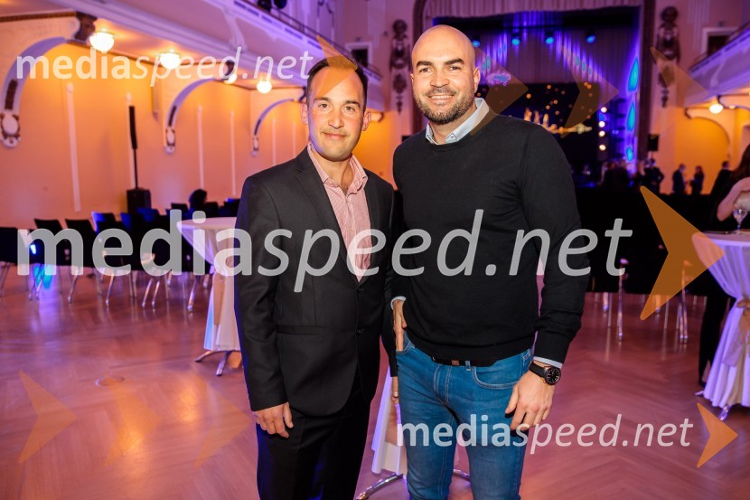  Dejan Mačešić;  Sašo Živković, direktor družbe IntermaticFranjo Bobinac je prejemnik priznanja za življenjsko delo na področju managementa 2024