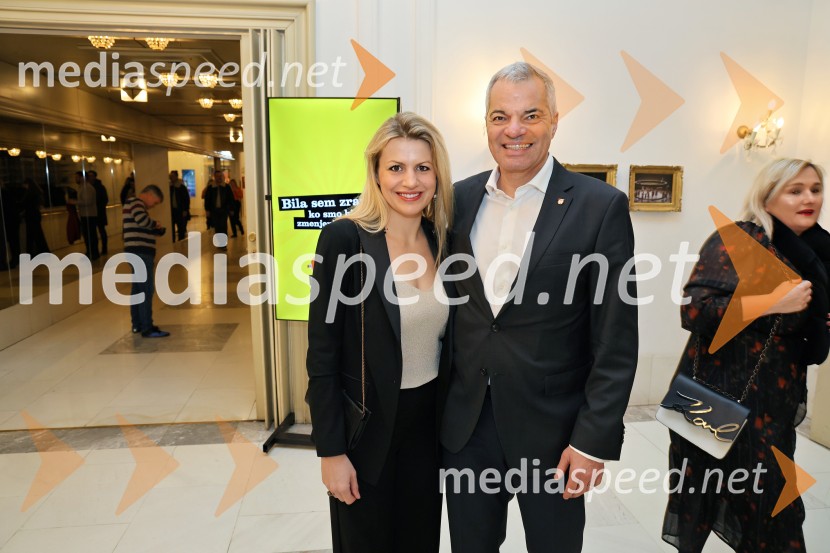  Katja Arsenovič, direktorica Rožmarin Hospitality Group;  Aleksander Saša Arsenovič, župan, Mestna občina MariborDr. Samo Zver je izrekel Bob leta 2024