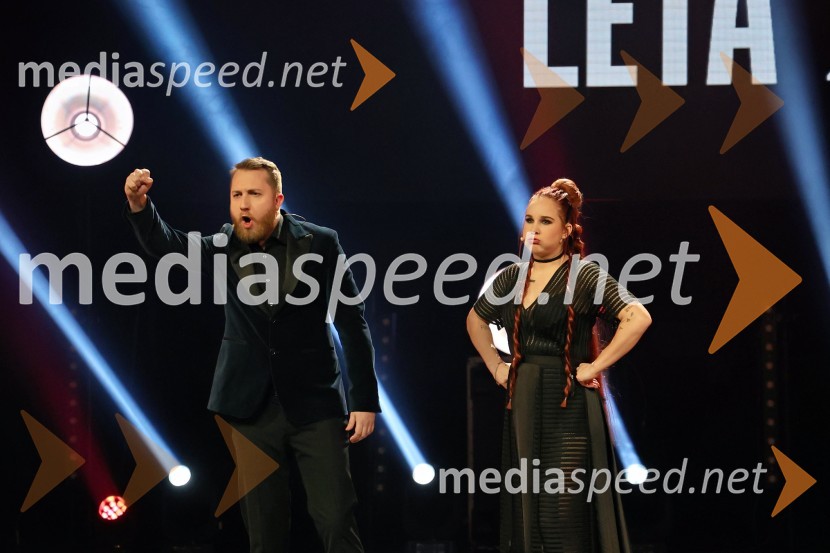  Aleksander Pozvek, imitator in novinar;  Maja Monrue, pisateljica in producentkaDr. Samo Zver je izrekel Bob leta 2024