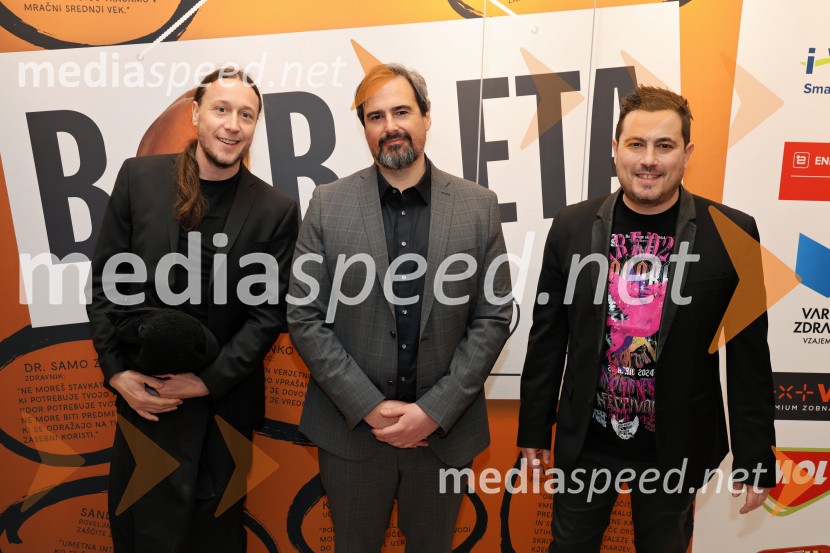  Marko Soršak-Soki, bobnar, skupina Elvis Jackson;  Miha Klančar, direktor, Večer mediji d.o.o;  Matija Stepišnik, odgovorni urednik, Večer mediji d.o.oDr. Samo Zver je izrekel Bob leta 2024