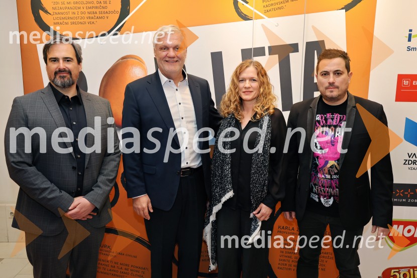  Miha Klančar, direktor, Večer mediji d.o.o;  Milan Kuster, I-vent d.o.o.;  Damjana Meško Kuster;  Matija Stepišnik, odgovorni urednik, Večer mediji d.o.oDr. Samo Zver je izrekel Bob leta 2024