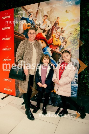  Nina Grilc, Femme fatale 2025;  Alaska Olivia Grilc;  ... Medvedek Paddington v džungli, premiera v Cineplexx Ljubljana