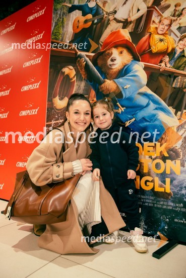  Nina Klinar, glasbenica;  ... Medvedek Paddington v džungli, premiera v Cineplexx Ljubljana