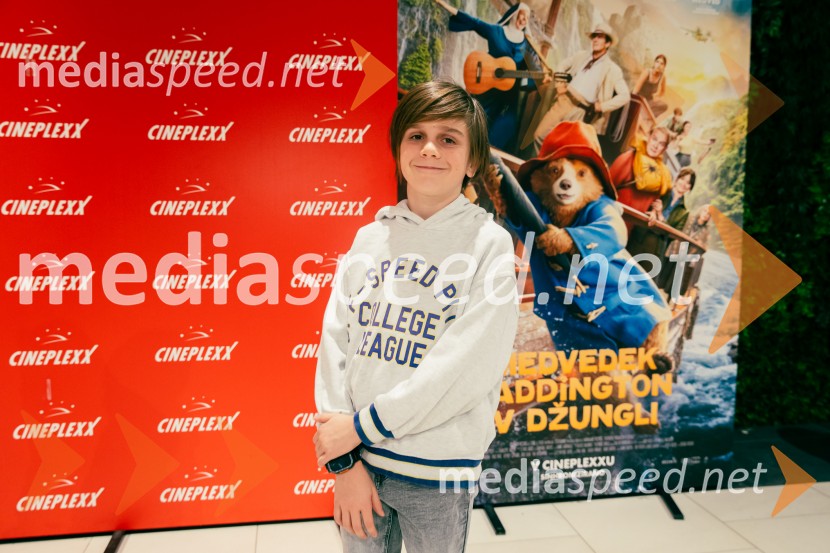  Patrik NovakMedvedek Paddington v džungli, premiera v Cineplexx Ljubljana