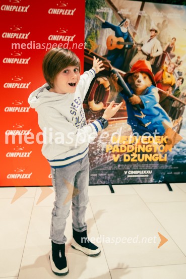  Patrik NovakMedvedek Paddington v džungli, premiera v Cineplexx Ljubljana