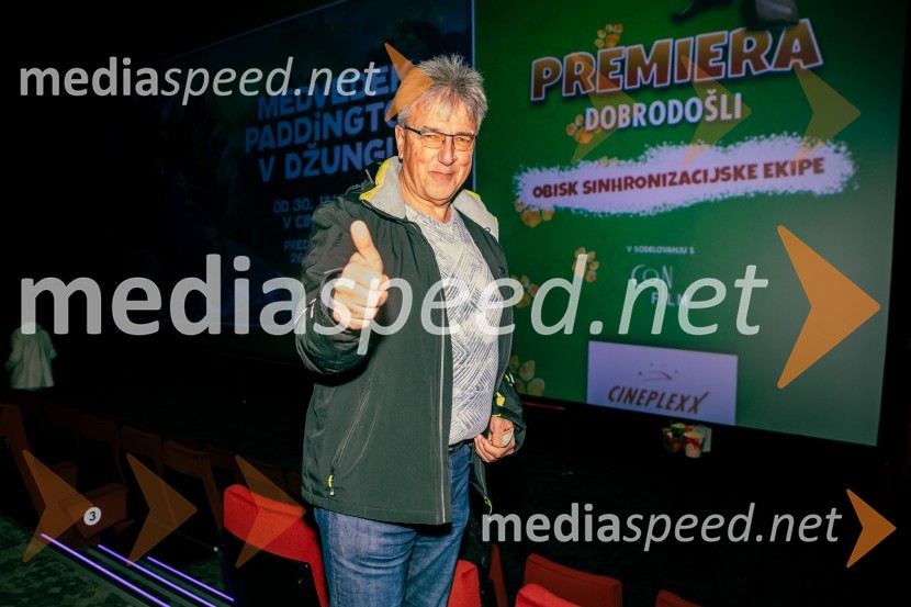  Vojko Sfiligoj, skladateljMedvedek Paddington v džungli, premiera v Cineplexx Ljubljana