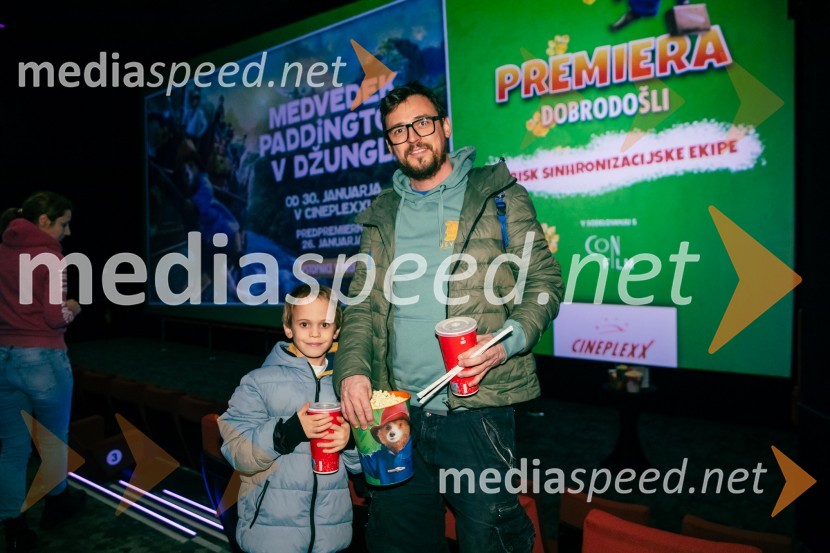  Khaleesi Luna Meglič;  Boštjan  Meglič, glasbenik, član skupine SiddhartaMedvedek Paddington v džungli, premiera v Cineplexx Ljubljana