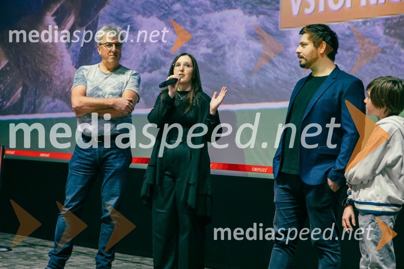  Vojko Sfiligoj, skladatelj;  ... ;  Marko KvarMedvedek Paddington v džungli, premiera v Cineplexx Ljubljana