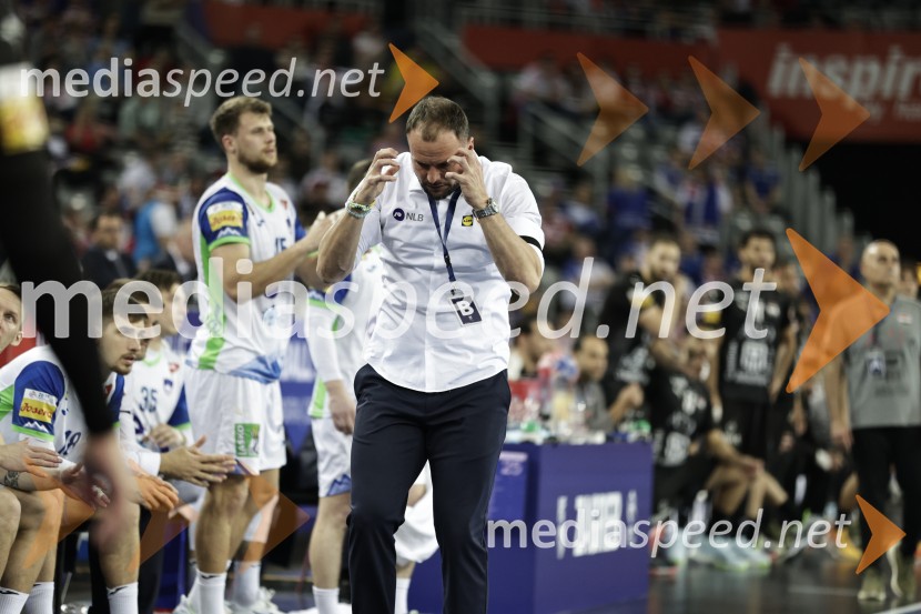  Uroš Zorman, trener, Slovenska rokometna reprezentancaSlovenski rokometaši po dramatični tekmi z Egiptom izpadli iz boja za četrtfinale