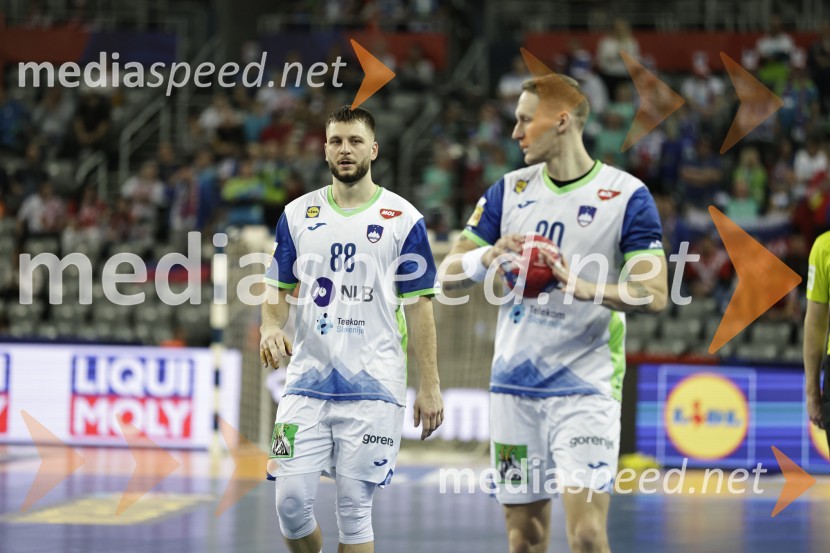  Aleks Vlah, rokometaš;  Tilen Kodrin, rokometašSlovenski rokometaši po dramatični tekmi z Egiptom izpadli iz boja za četrtfinale