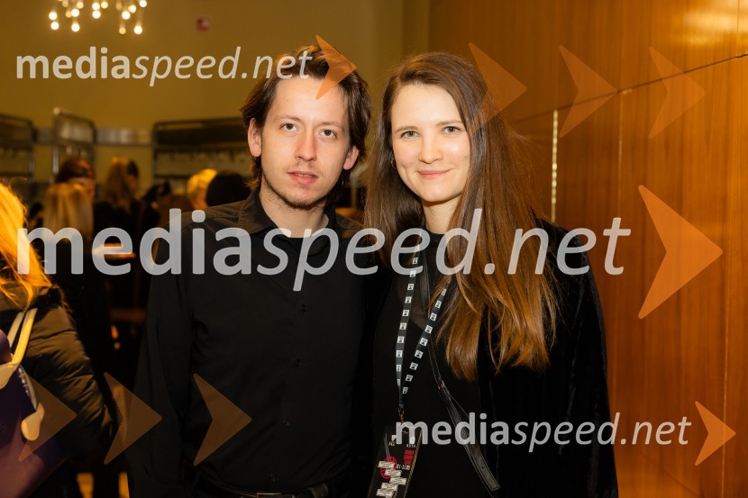  Benjamin Zajc, dramaturg LGL;  Nina StrmoleFestival Ruta, otvoritev festivala