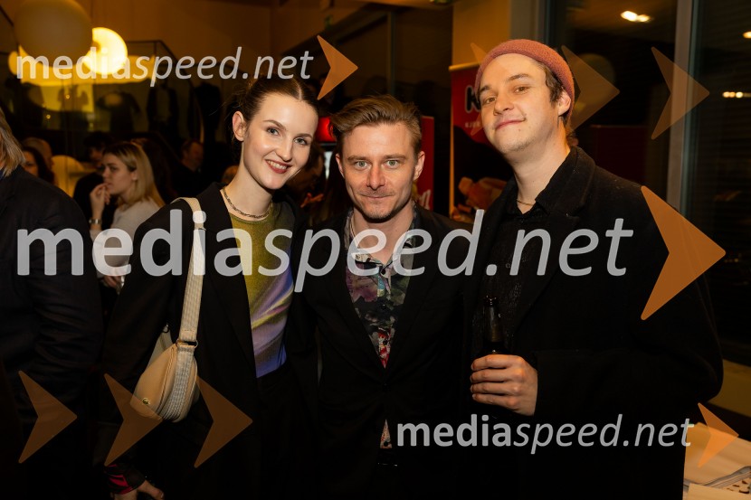  Lucija Harum, igralka, pevka;  Jure Rajšp, igralec;  Martin Vogrin, glasbenikFestival Ruta, otvoritev festivala