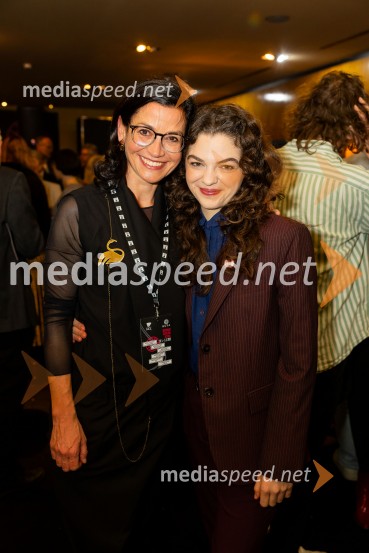  Simona  Belle, služba za stike z javnostmi MGL;  Diana  Kolenc, igralkaFestival Ruta, otvoritev festivala