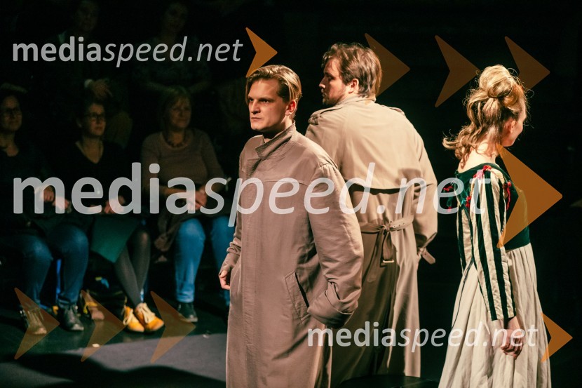  Matevž Sluga, igralec;  Filip Samobor, igralec;  Klara Kuk, igralkaIgralec, premiera gledališke predstave v Cankarjevem domu