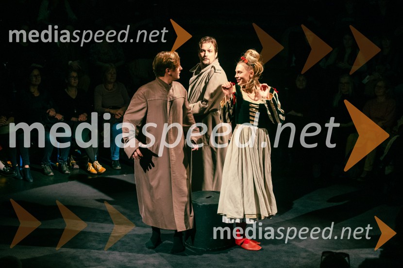  Matevž Sluga, igralec;  Filip Samobor, igralec;  Klara Kuk, igralkaIgralec, premiera gledališke predstave v Cankarjevem domu