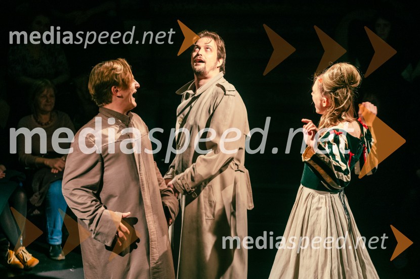  Matevž Sluga, igralec;  Filip Samobor, igralec;  Klara Kuk, igralkaIgralec, premiera gledališke predstave v Cankarjevem domu