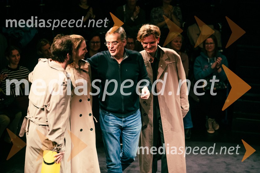  Filip Samobor, igralec;  Klara Kuk, igralka;   Igor  Samobor, igralec;  Matevž Sluga, igralecIgralec, premiera gledališke predstave v Cankarjevem domu