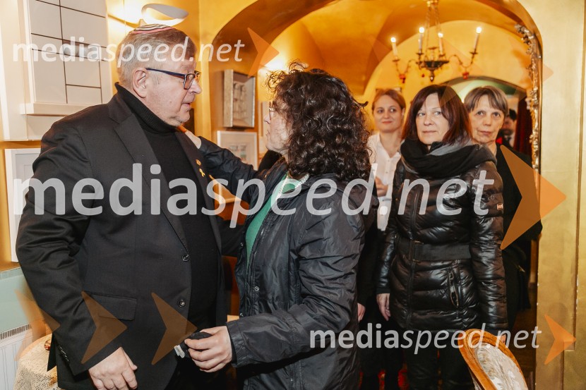  Robert Waltl, direktor, Mini teater; dr. Alix Landgrebe, direktorica, Goethe-Institut v Ljubljani11. Festival Hiša strpnosti 2025, otvoritev