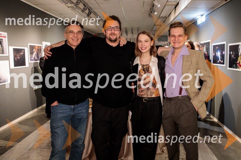   Igor  Samobor, igralec;  Filip Samobor, igralec;  Klara Kuk, igralka;  Matevž Sluga, igralecIgralec, premiera gledališke predstave v Cankarjevem domu