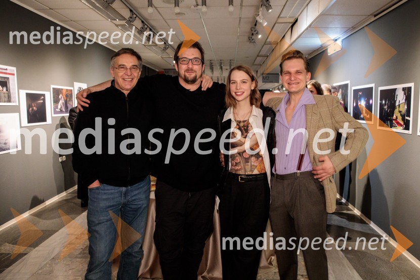   Igor  Samobor, igralec;  Filip Samobor, igralec;  Klara Kuk, igralka, manekenka;  Matevž Sluga, igralecIgralec, premiera gledališke predstave v Cankarjevem domu