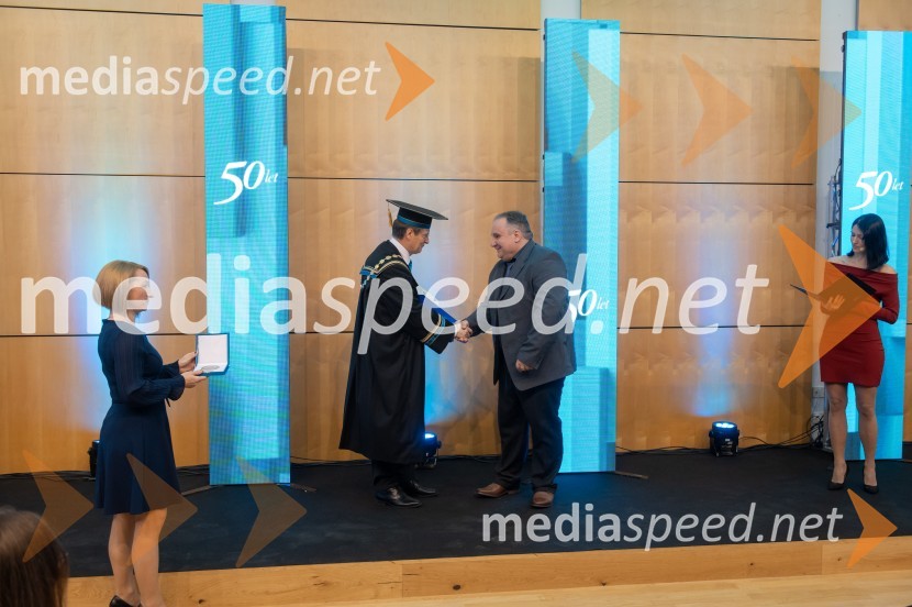 prof. dr. Zdravko Kačič, rektor Univerze v Mariboru; izr. prof. dr. Jožef Predan, Fakulteta za strojništvoRektorjev dan Univerze v Mariboru 2025