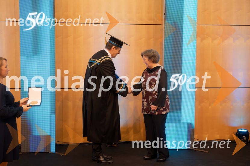 prof. dr. Zdravko Kačič, rektor Univerze v Mariboru; prof. dr.  Jožica Čeh Steger, Filozofska fakultetaRektorjev dan Univerze v Mariboru 2025