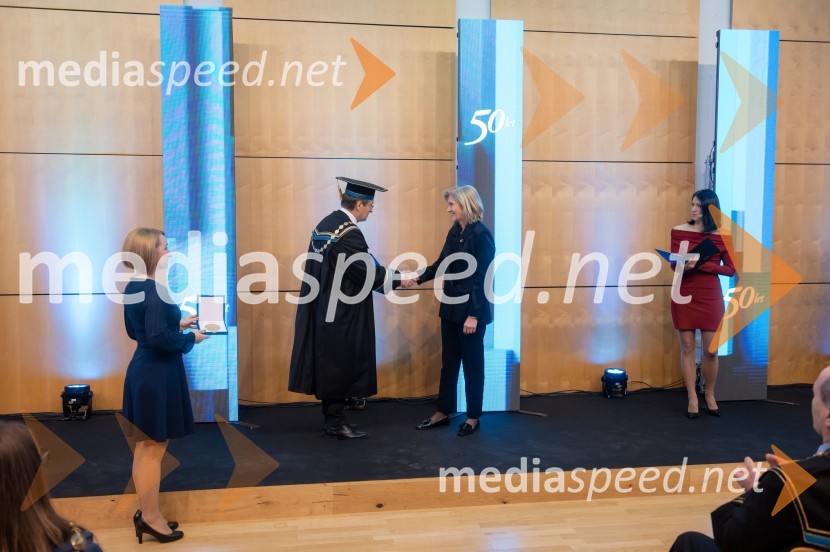 prof. dr. Zdravko Kačič, rektor Univerze v Mariboru; prof. Dr Majda Pajnkihar, Fakulteta za zdravstvene vedeRektorjev dan Univerze v Mariboru 2025