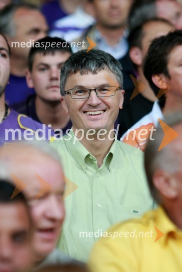 Franci Pliberšek, generalni direktor in lastnik podjetja MIK CeljePovratna tekma 3. kroga kvalifikacij za Ligo prvakov: NK Maribor - FC Zürich