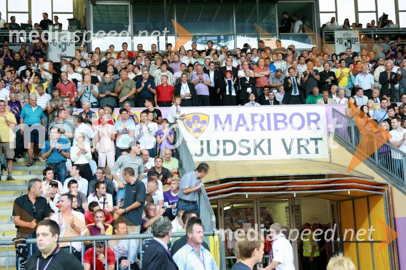 Tribuna stadiona Ljudski vrt
		 
	Povratna tekma 3. kroga kvalifikacij za Ligo prvakov: NK Maribor - FC Zürich