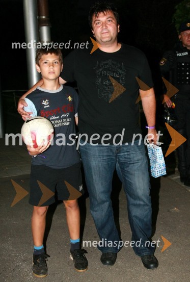 Goran Obrez, urednik revije Ekipa  in sin TimPovratna tekma 3. kroga kvalifikacij za Ligo prvakov: NK Maribor - FC Zürich