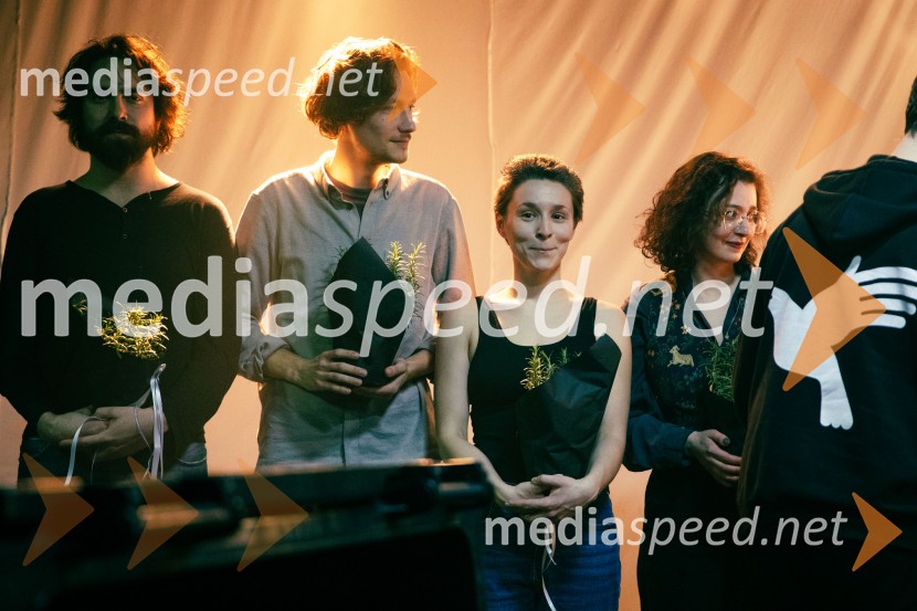  Sven Horvat, glasbenik;  Dorian Šilec Petek, režiser;  Nataša Keser, igralka;  Živa Bizovičar, režiserkaBoško in Admira, premiera v SMG Ljubljana