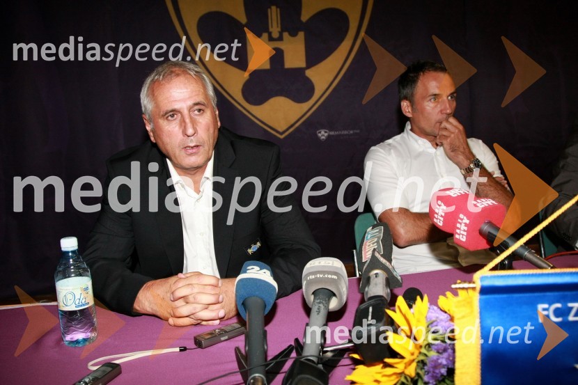 Bernard Challandes, trener FC Zürich in Darko Milanič, trener NK MariborPovratna tekma 3. kroga kvalifikacij za Ligo prvakov: NK Maribor - FC Zürich