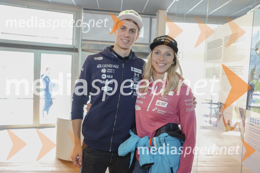  Tijan Marovt, smučar;  Ana Bucik Jogan, smučarkaTijan Marovt se je poslovil