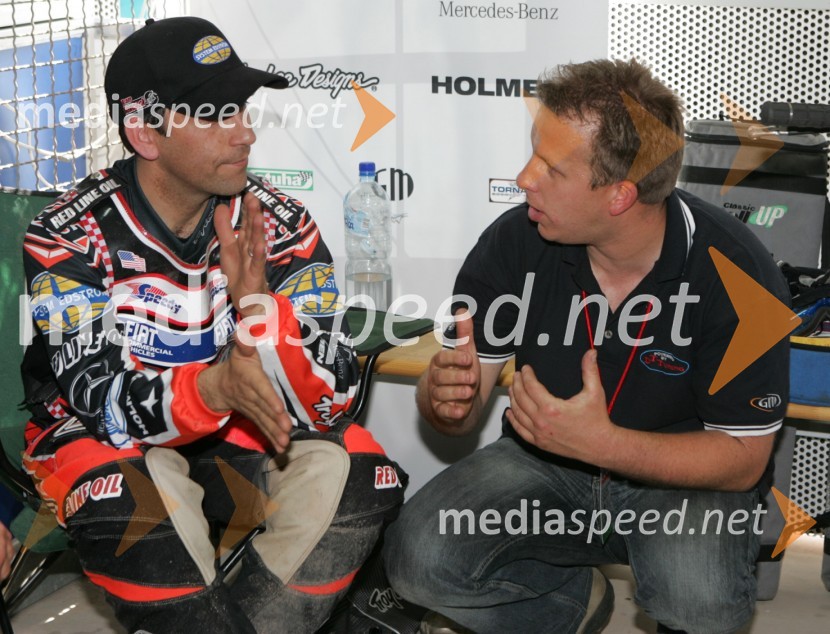 Greg Hancock (ZDA) in Tomaž Drnač, slovenski 