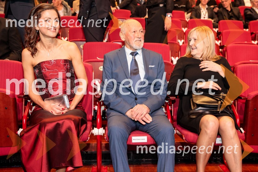  Petra Tramte,  vodja, Sektor za razvoj in programe športa;  Miroslav Cerar, nekdanji gimnastičar, nekdanji predsednik Odbora za podeljevanje Bloudkovih priznanj;  ... 60. podelitev Bloudkovih priznanj za leto 2024