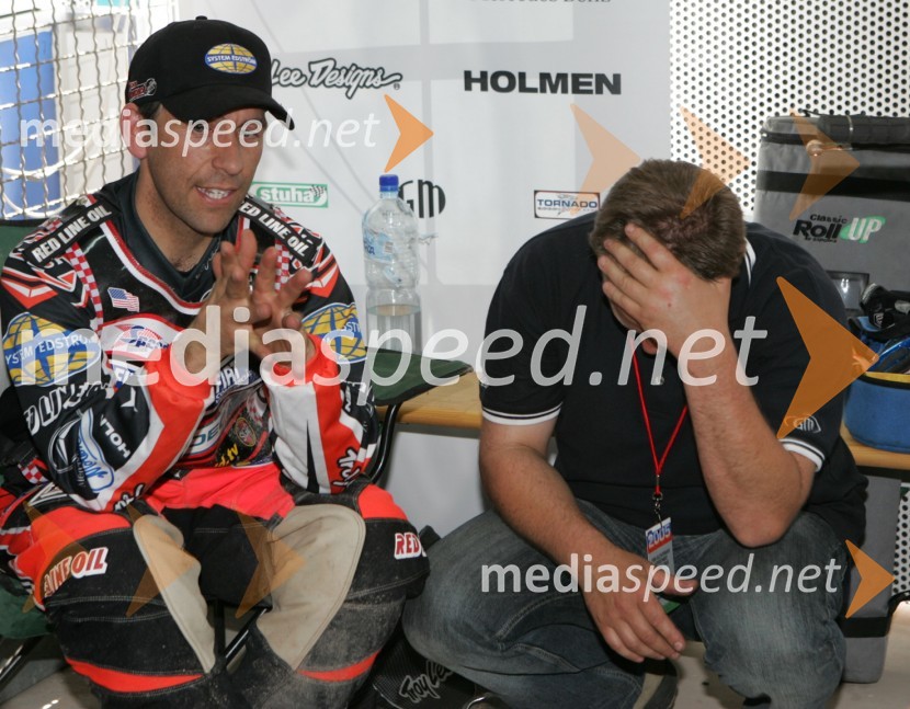 Greg Hancock (ZDA) in Tomaž Drnač, slovenski 