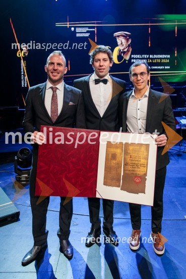  Nejc Žnidarčič, kanuist;  Anže Urankar, kajak-kanu, K-1 sprint, slalom;  Simon Oven, kanuist60. podelitev Bloudkovih priznanj za leto 2024
