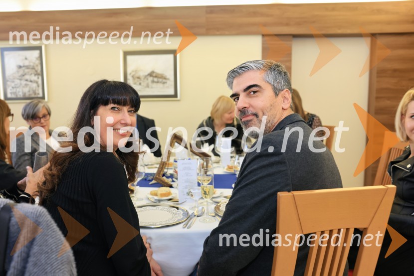  Petra Kancler,  urednica revije Avenija;  Bor Greiner, odgovorni urednik, Radio CityNa SŠGT Maribor ponovno kuharska zvezda, chef David Skoko