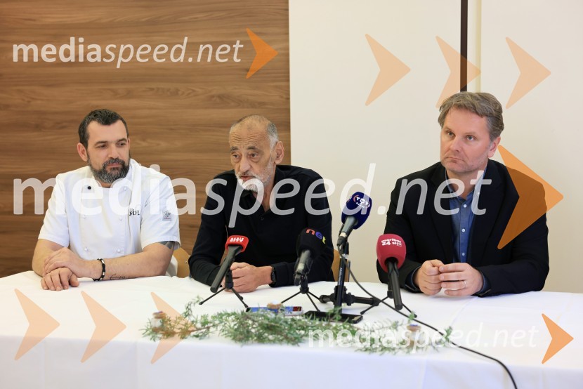  David Skoko, hrvaški Chef, Konoba Batelina;  Dušan Erjavec, ravnatelj, Srednja šola za gostinstvo in turizem Maribor;  Tomaž Krajnc, SŠGT MariborNa SŠGT Maribor ponovno kuharska zvezda, chef David Skoko