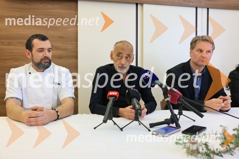  David Skoko, hrvaški Chef, Konoba Batelina;  Dušan Erjavec, ravnatelj, Srednja šola za gostinstvo in turizem Maribor;  Tomaž Krajnc, SŠGT MariborNa SŠGT Maribor ponovno kuharska zvezda, chef David Skoko