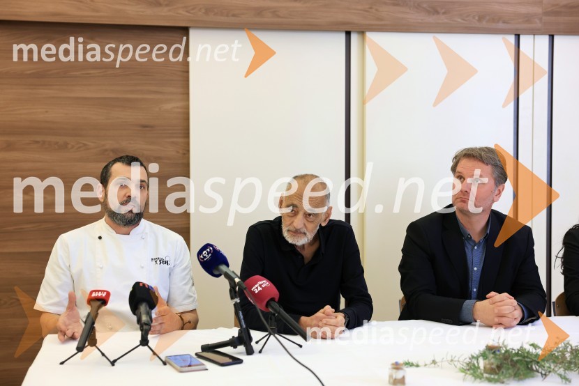  David Skoko, hrvaški Chef, Konoba Batelina;  Dušan Erjavec, ravnatelj, Srednja šola za gostinstvo in turizem Maribor;  Tomaž Krajnc, SŠGT MariborNa SŠGT Maribor ponovno kuharska zvezda, chef David Skoko