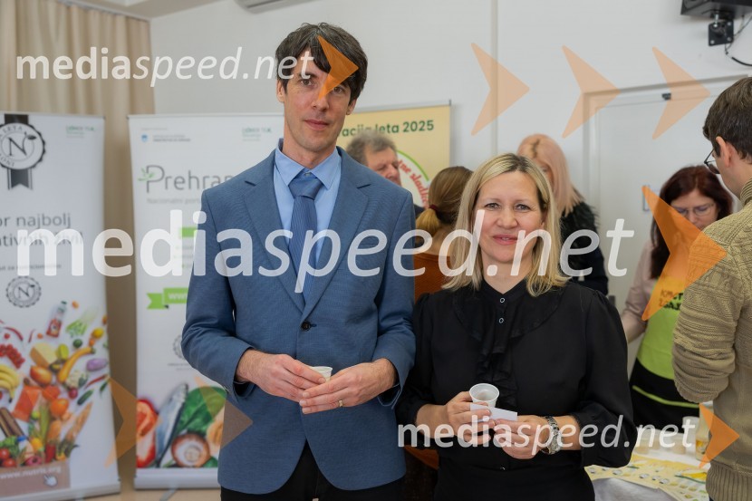 prof. dr. Igor Pravst, vodja raziskovalne skupine, Inštitut za nutricionistiko;  Vesna Marinko, generalna direktorica, Direktorat za javno zdravjeInovativna živila 2025