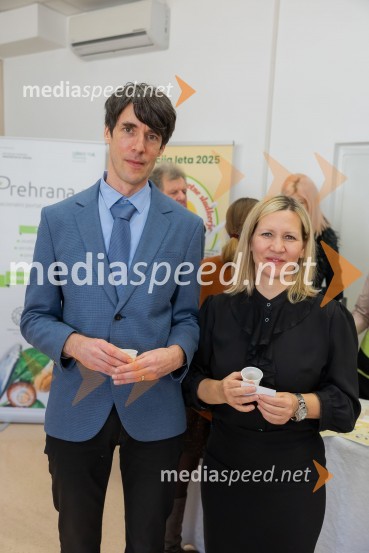 prof. dr. Igor Pravst, vodja raziskovalne skupine, Inštitut za nutricionistiko;  Vesna Marinko, generalna direktorica, Direktorat za javno zdravjeInovativna živila 2025