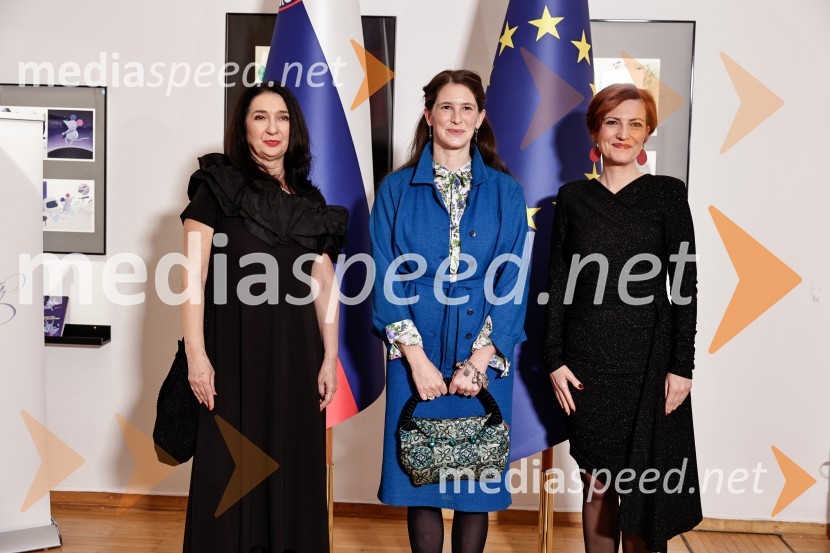  Zdenka Badovinac, kustosinja;  Nataša  Kramberger , pisateljica; dr. Asta Vrečko, ministrica za kulturoDržavna proslava ob slovenskem kulturnem prazniku s podelitvijo Prešernovih nagrad