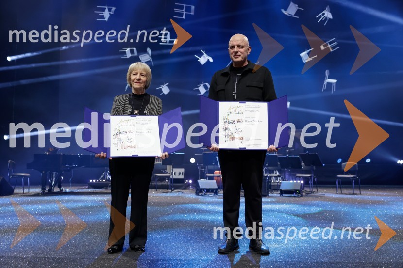  Dragica Čadež, kiparka;  Ivor Bogunić, agencija Yootree creativeDržavna proslava ob slovenskem kulturnem prazniku s podelitvijo Prešernovih nagrad