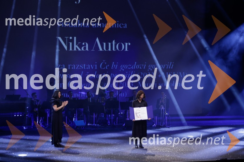  Zdenka Badovinac, kustosinja;  Nika Autor, vizualna umetnicaDržavna proslava ob slovenskem kulturnem prazniku s podelitvijo Prešernovih nagrad