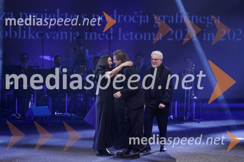  Zdenka Badovinac, kustosinja;  Ivian Kan  Mujezinović;  Damjan IlićDržavna proslava ob slovenskem kulturnem prazniku s podelitvijo Prešernovih nagrad