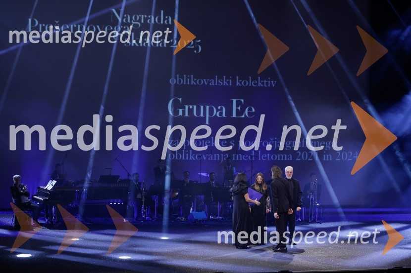  Zdenka Badovinac, kustosinja;  Mina  Žabnikar- Mina Fina, umetnica;  Ivian Kan  Mujezinović;  Damjan IlićDržavna proslava ob slovenskem kulturnem prazniku s podelitvijo Prešernovih nagrad