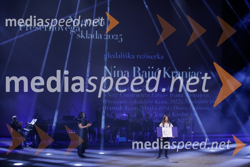  Zdenka Badovinac, kustosinja;  Nina Rajić Kranjac, režiserkaDržavna proslava ob slovenskem kulturnem prazniku s podelitvijo Prešernovih nagrad