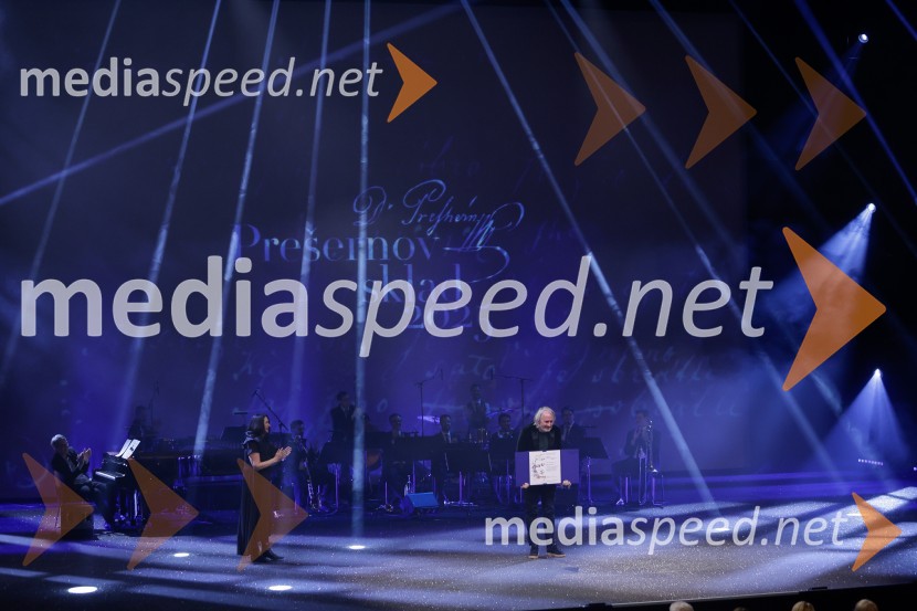  Zdenka Badovinac, kustosinja;  Julij Zornik, oblikovalec zvokaDržavna proslava ob slovenskem kulturnem prazniku s podelitvijo Prešernovih nagrad